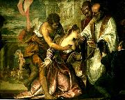 Paolo  Veronese last communion and martyrdom of st France oil painting artist